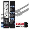 Kép 3/4 - AUDI A3 Hatchback (8P1)   Sportback  (8PA)   2003-2013-ig  első ablaktörlő lapát készlet, méretpontos, gyári csatlakozós, Bosch  3397118936  A936S