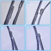 Kép 7/7 - Audi A4 Sedan és Avant kombi (B6, 8E2, 8E5) 2001.03-2003.10 első ablaktörlő lapát készlet, méretpontos, Oximo WEX4504501
