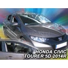 Kép 5/5 - Honda Civic 5 ajtós/Ferdehátú 2012-től és Tourer/Kombi 2014-től első légterelő, 2 db-os készlet 17162