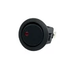 Kép 1/3 - LED-es billenő kapcsoló 12 V / 16 A piros fénnyel 164014 (1 db) [28]
