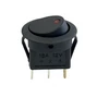 Kép 3/3 - LED-es billenő kapcsoló 12 V / 16 A piros fénnyel 164014 (1 db) [28]