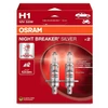 Kép 1/2 - OSRAM NIGHT BREAKER SILVER H1 12V 55W +100% emelt fényű 2 db-os készlet 64150NBS-2HB