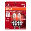 Kép 1/2 - OSRAM NIGHT BREAKER SILVER H4 12V 60/55W +100% emelt fényű 2 db-os készlet 64193NBS-2HB