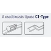 Kép 4/7 - VW Volkswagen Golf VIII (2020.02-től) és Golf VIII kombi (2020.08-tól) első ablaktörlő lapát készlet Oximo WC3505501 / DENCKERMANN VD10092