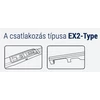 Kép 6/7 - BMW 7 E65 E66 E67 [2001-2008] első ablaktörlő lapát készlet, méretpontos, gyári csatlakozós OXIMO WEX3752/2 (1pár)