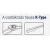 Kép 3/5 - DACIA Dokker 2015.05-2021.12 első ablaktörlő lapát készlet, méretpontos, gyári csatlakozós, Oximo WK450600