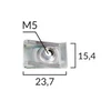 Kép 1/2 - Lemezanya M5 menettel 16100 (1 db) [FA2]