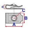 Kép 2/2 - Lemezanya M5 menettel 16100 (1 db) [FA2]