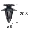 Kép 2/3 - Audi, BMW, Seat, VW különböző kárpit-rögzítő patent A12954 (1 db)