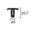 Kép 2/2 - Seat Alhambra, Toledo, VW Corrado, Golf, Jetta, LT, Lupo, Polo, Sharan, T4 rögzítő patent A14720 (1 db)