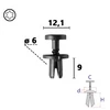 Kép 1/2 - Citroen, Peugeot, Renault feszítő patent több típushoz A60953 (1 db) [33]