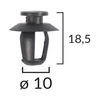 Kép 2/3 - Citroen, Peugeot több típus rögzítő patent, C10010/182015 (1 db)