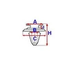 Kép 3/3 - Volkswagen, Seat belső kárpitrögzítő patent OE: 3C0867333, C60353 [13]