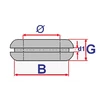 Kép 3/3 - Kábelátvezető, vezeték átvezető gumigyűrű, gumidugó univerzális 12 mm-es belső átmérővel C60497 (1 db) [FA1]