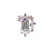 Kép 5/5 - Univerzális bézs, beige kárpitrögzítő patent raktérburkolat, raktérborításhoz is 8-8.5 mm-es furathoz, C60524 (1 db) [P1/4]