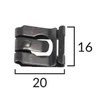 Kép 1/2 - Opel, Renault, Saab kipufogó rögzítő lemezanya OE 856563, 7703080096, 92152112, C60612 (1 db) [9]