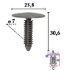 Kép 1/2 - Buick, Chevrolet, General Motors kárpit patent többféle felhasználásra OE: 10220168, C70609 (1 db) [35]