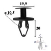 Kép 1/2 - Ford, Opel rögzítő patent többféle felhasználásra OE: W712665S300, 11589295 C70668 (1 db) [13]