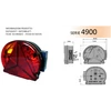 Kép 2/2 - RADEX 4900 utánfutó, pótkocsi lámpa komplett bal oldali 4900-10