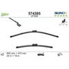 Kép 2/6 - Skoda Yeti 2009.05-2017.12 első ablaktörlő lapát készlet, méretpontos, gyári minőség Valeo 574385 VF330