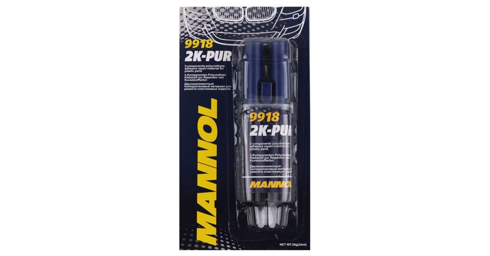 Mannol 9918 2K-Pur Kétkomponensű műanyag ragasztó, 30 g - Ragasztók