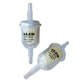 Benzinszűrő, üzemanyagszűrő univerzális 6 mm-es és 8 mm-es csőátmérőhöz, ALCO FF-010 (1 db)