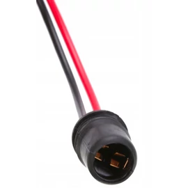 Izzó  foglalat T10 W5W, W3W, WY5W és T15 W16W izzókhoz, gumis aljzat  csatlakozó  univerzális, vezetékkel (1 pár) A03048