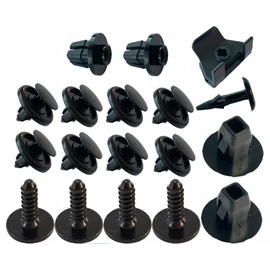 TOYOTA AVENSIS AURIS VERSO Kerékjárati ív, doblemez, dobbetét rögzítő készlet (18 db-os) ZDN8127