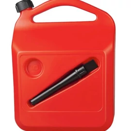Benzinkanna, üzemanyag tároló műanyag kanna, beöntőcsővel 10 literes DO CF338772