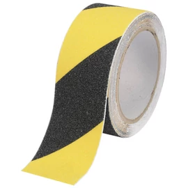 Fényvisszaverő jelző szalag sárga-fekete színben 5 cm X 45 méter [36121] - 1 db