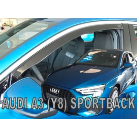 Audi A3 5 ajtós Sportback (Y8) 2020-tól első légterelő, szélterelő 2 db-os készlet, 10271