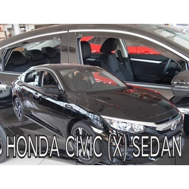 Honda Civic 4 ajtós/Sedan első+hátsó légterelő 2017-től, 4 db-os készlet 17182