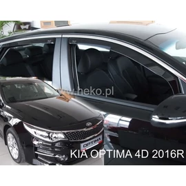 Kia Optima (JF alvázkód) 4 ajtós szedán első+hátsó légterelő/szélterelő 2016-tól, 4 db-os készlet 20171