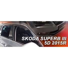 SKODA SUPERB III Combi, kombi 2015-től első+hátsó légterelő, szélterelő készlet, 4 db-os 28347