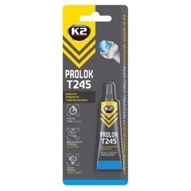 K2 PROLOK közepes erősségű, szilárdságú csavarrögzítő, menetrögzítő, 6 ml T245