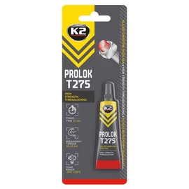 K2 PROLOK rendkívül magas erősségű, nagy szilárdságú csavarrögzítő, menetrögzítő, 6 ml T275