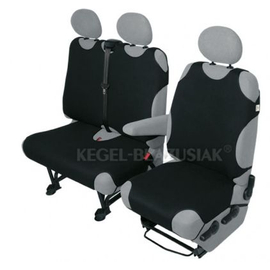 Üléshuzat trikó teherautókhoz, furgonokhoz (1+2 személyes) 2 db-os, fekete