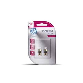 M-TECH Platinum W5W T10 meleg fehér színű izzó helyettesítő LED CANBUS SMD 6000K (1 pár) LB806WW