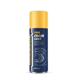 MANNOL Chain Lube 7901 teljesen szintetikus, fehér zsír, lánckenő spray 200 ml