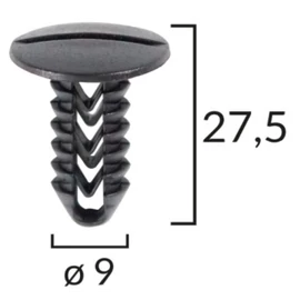 Fiat burkolat-rögzítő patent, bolha, kárpit klipsz több típushoz ROMIX 10050/180011 (1 db) [25]