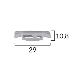 Fiat Palio, Siena, Strada, Renault Clio, Megane rögzítő patent 12438 (1 db)