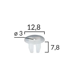 Univerzális műanyag anya lemezcsavarokhoz, széleskörű felhasználásra ROMIX 15001 (1 db) [24]