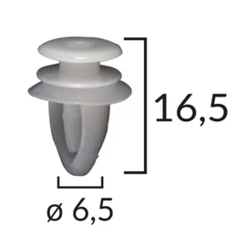 Opel visszapillantó-tükör belső borítás rögzítő patent több típushoz OE: 149910, C50550 (1 db)
