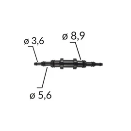 Univerzális vágható csőtoldó, csatlakozó, bővítő, szűkítő háromféle átmérővel C60659 (1 db) [9]
