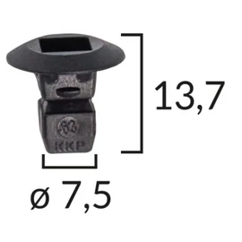 Audi, Skoda, Seat, VW lökhárító, kerékjárati ív patent több típus C60672 (1 db) [25]