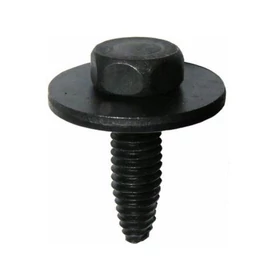 Univerzális M6-os menetű csavar, hatlapfejjel, alátéttel fekete színben különféle típusokhoz C60615  (1db)   (31)