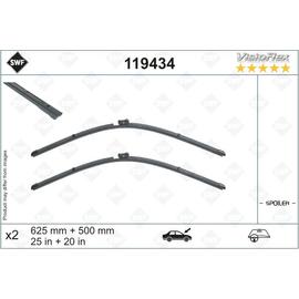 Audi A8 (4D2, 4D8, 4N2, 4N8) 2017.05-től első ablaktörlő lapát integrált ablakmosó fúvókához készlet SWF 119434