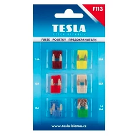 Mini villás biztosíték, késes biztosíték készlet Tesla F113