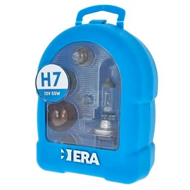 Izzókészlet ERA SPAREKIT 12V H7 fényszóróizzóval, segédizzókkal 12 db-os E027KT