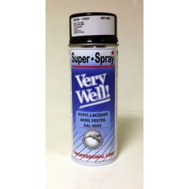 Very Well fényes fekete akril festék spray 400ml RAL9005